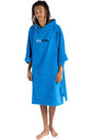 2023 Dryrobe Organic Cotton Hooded Towel Change Robe / Poncho V3 DOCTV3 - Cobalt Blue